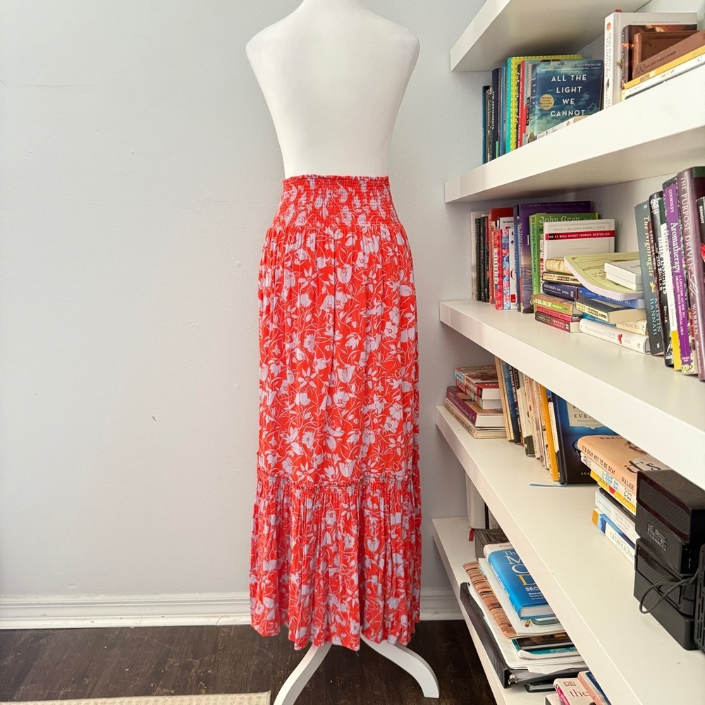 Free People Way of the Wind Printed Skirt Small - Picture 7 of 12